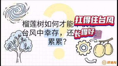 第四节：中国榴莲突围战：为生存重塑权型，抗台风矮化栽培与力学牵引，课程：《国产榴莲突围战：从泰国经验到中国实操的8堂必修课（高阶实战版）》