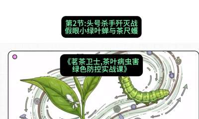 第02节：头号杀手歼灭战&mdash;&mdash;假眼小绿叶蝉与茶尺蠖，课程：《茗茶卫士&mdash;&mdash;茶叶病虫害绿色防控实战课》#识农AI