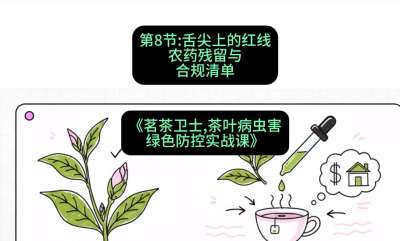 第08节：舌尖上的红线&mdash;&mdash;农药残留与合规清单，课程：《茗茶卫士&mdash;&mdash;茶叶病虫害绿色防控实战课》#识农AI