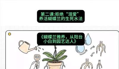 第二节：拒绝&ldquo;溺爱&rdquo;：养活蝴蝶兰的生死水法，课程：《蝴蝶兰雅养六讲：从阳台小白到园艺达人》#识农AI